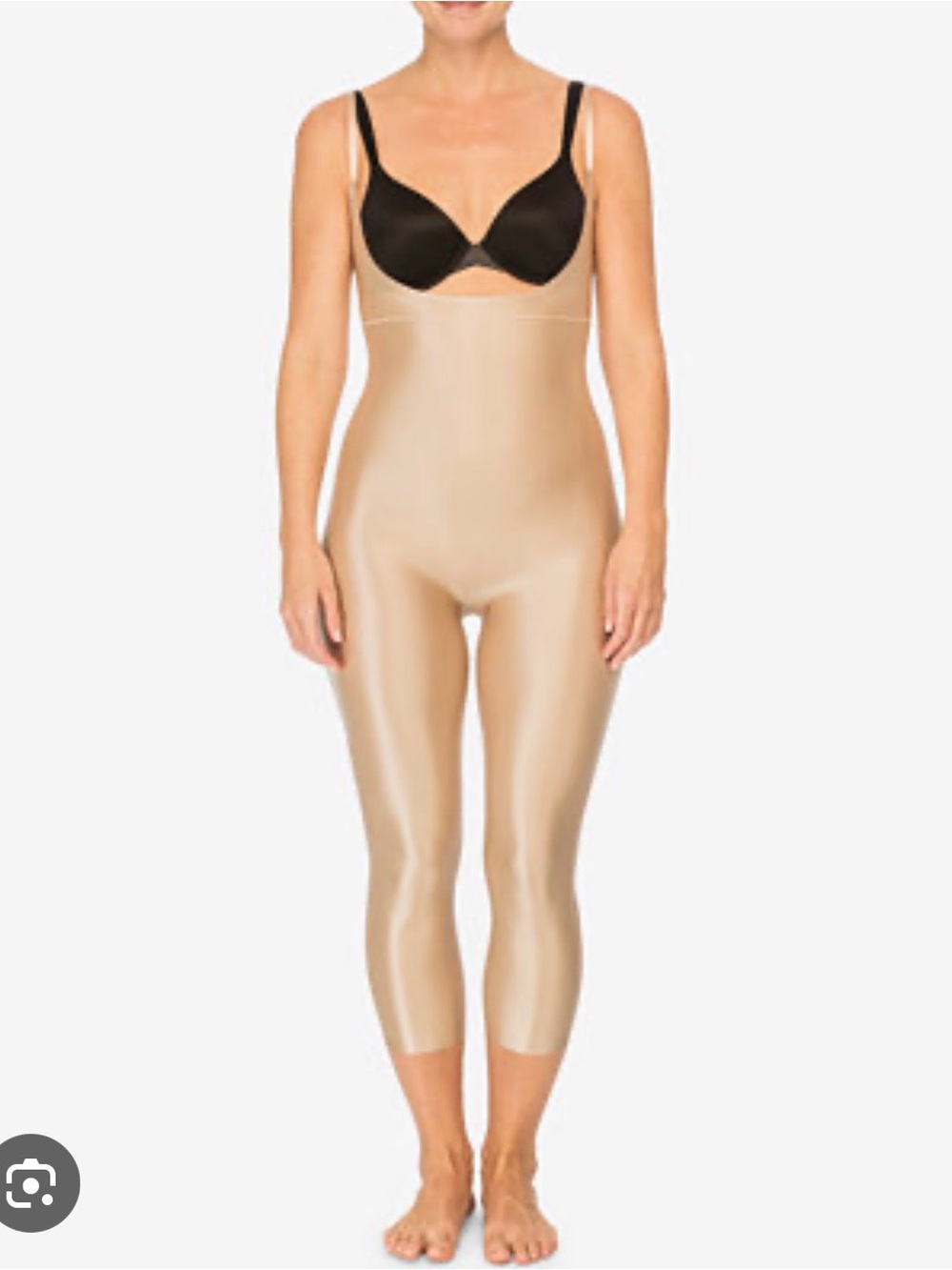 SPANX suit your fancy open bust catsuit Shapewear Bodysuit nwt